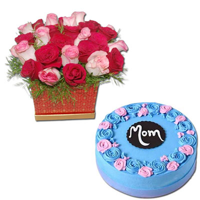 "Cake and Flowers - code CF03 - Click here to View more details about this Product